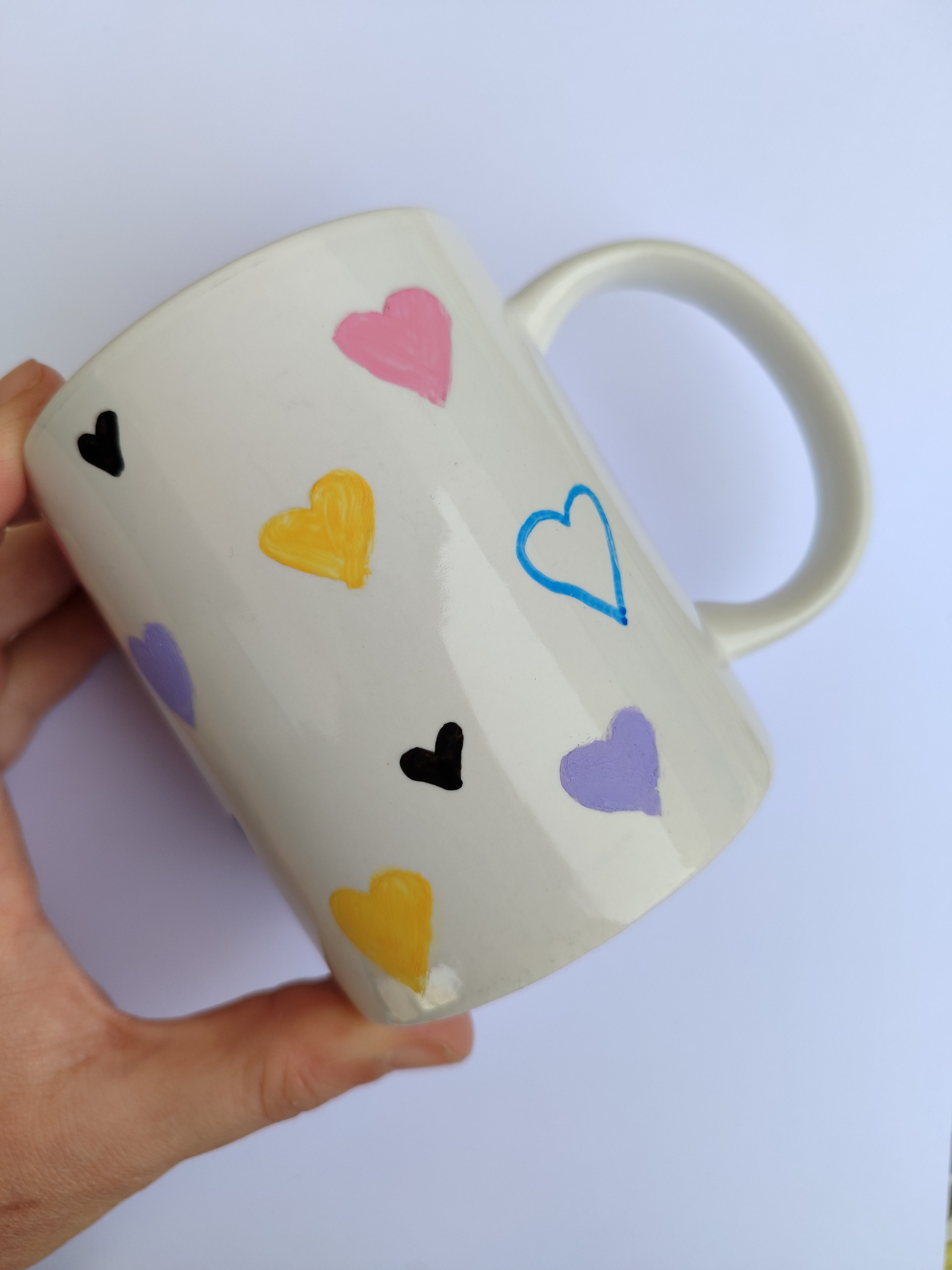 Taza corazones San Valentín