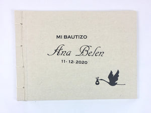 Libro de firmas bautizo