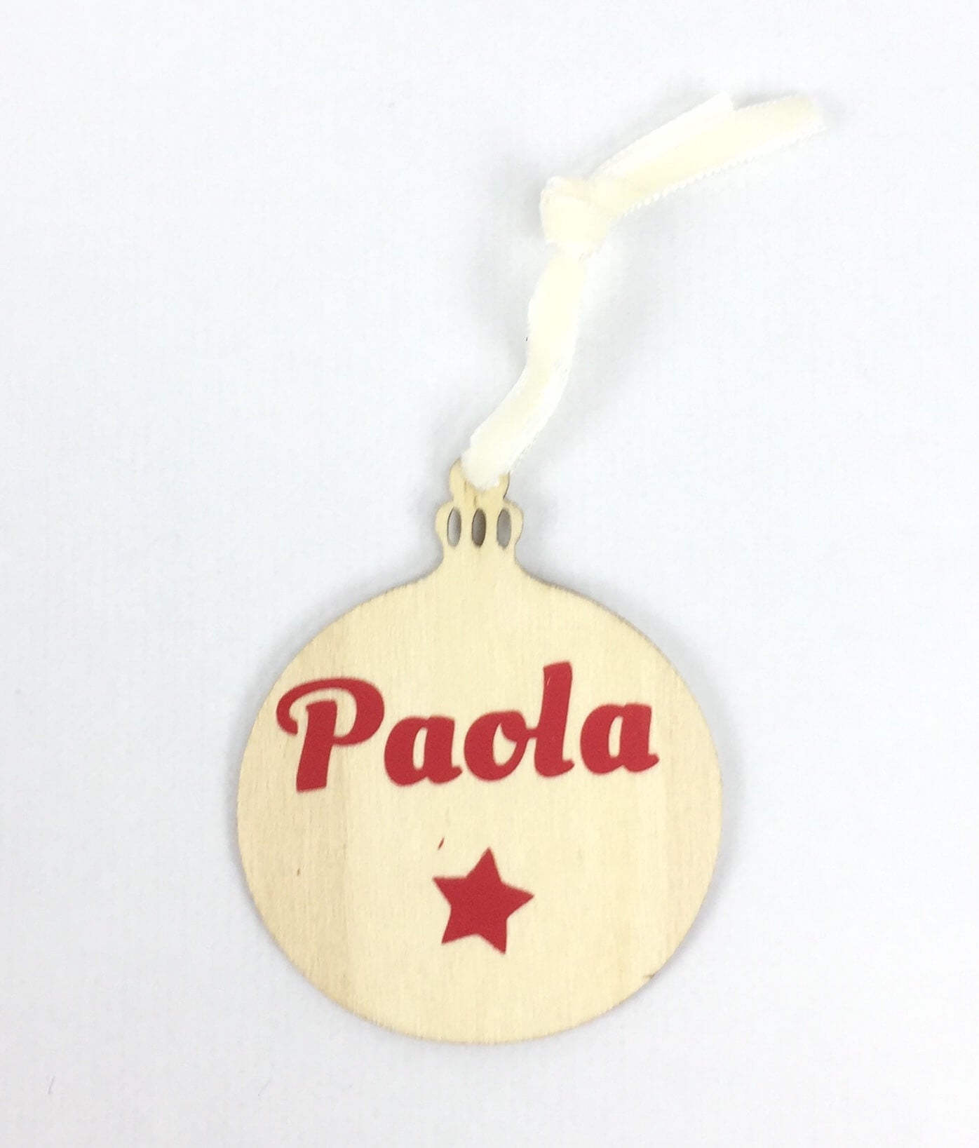 Bola de navidad personalizada