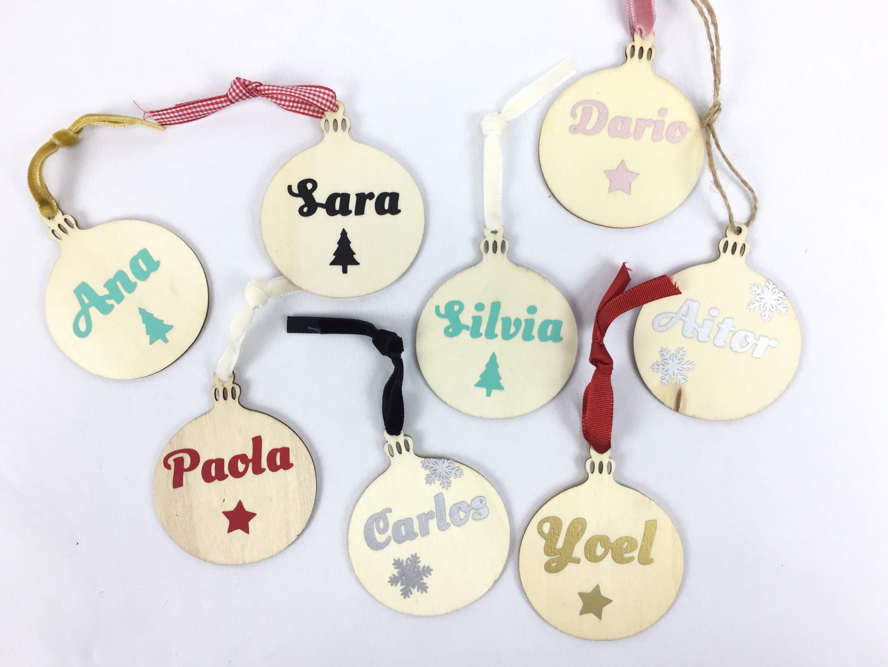 Bola de navidad personalizada