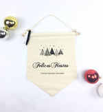 Cargar imagen en el visor de la galería, Banderin de algodón felices fiestas
