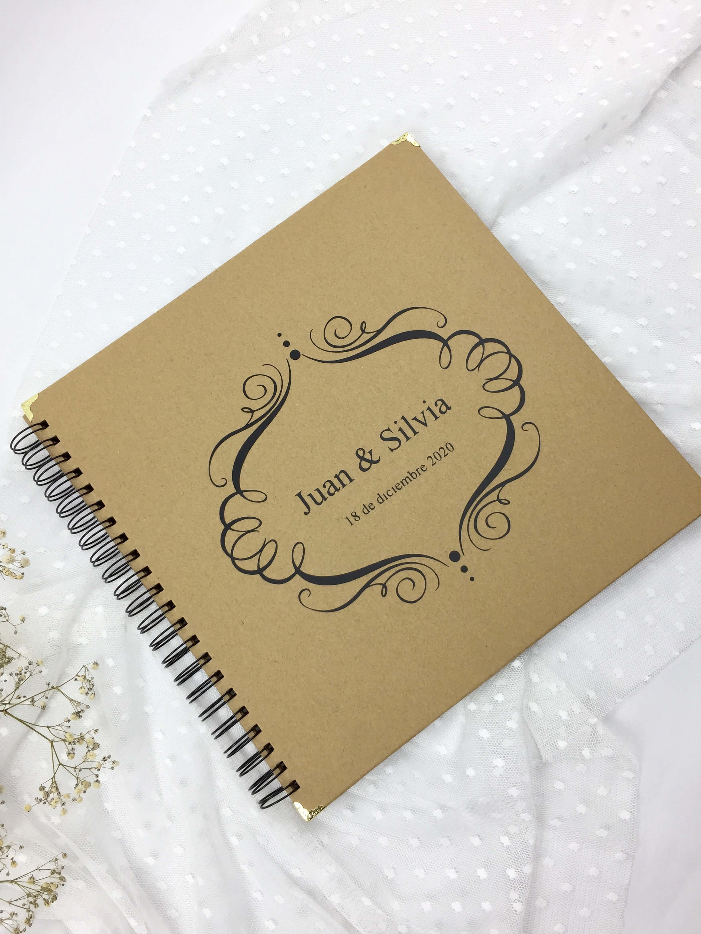 Album boda papel kraft