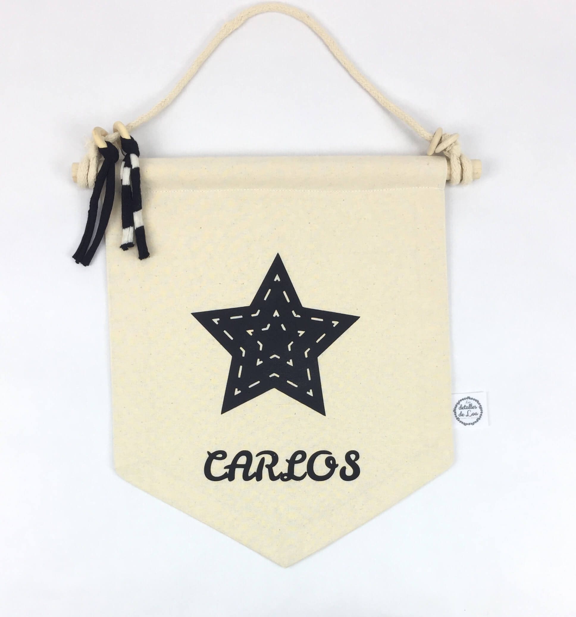 Banderin personalizado estrella