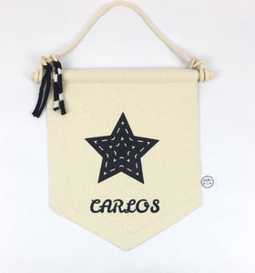 Banderin personalizado estrella