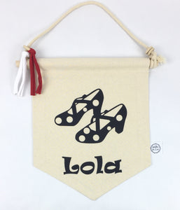 Banderin personalizado tacones flamenca