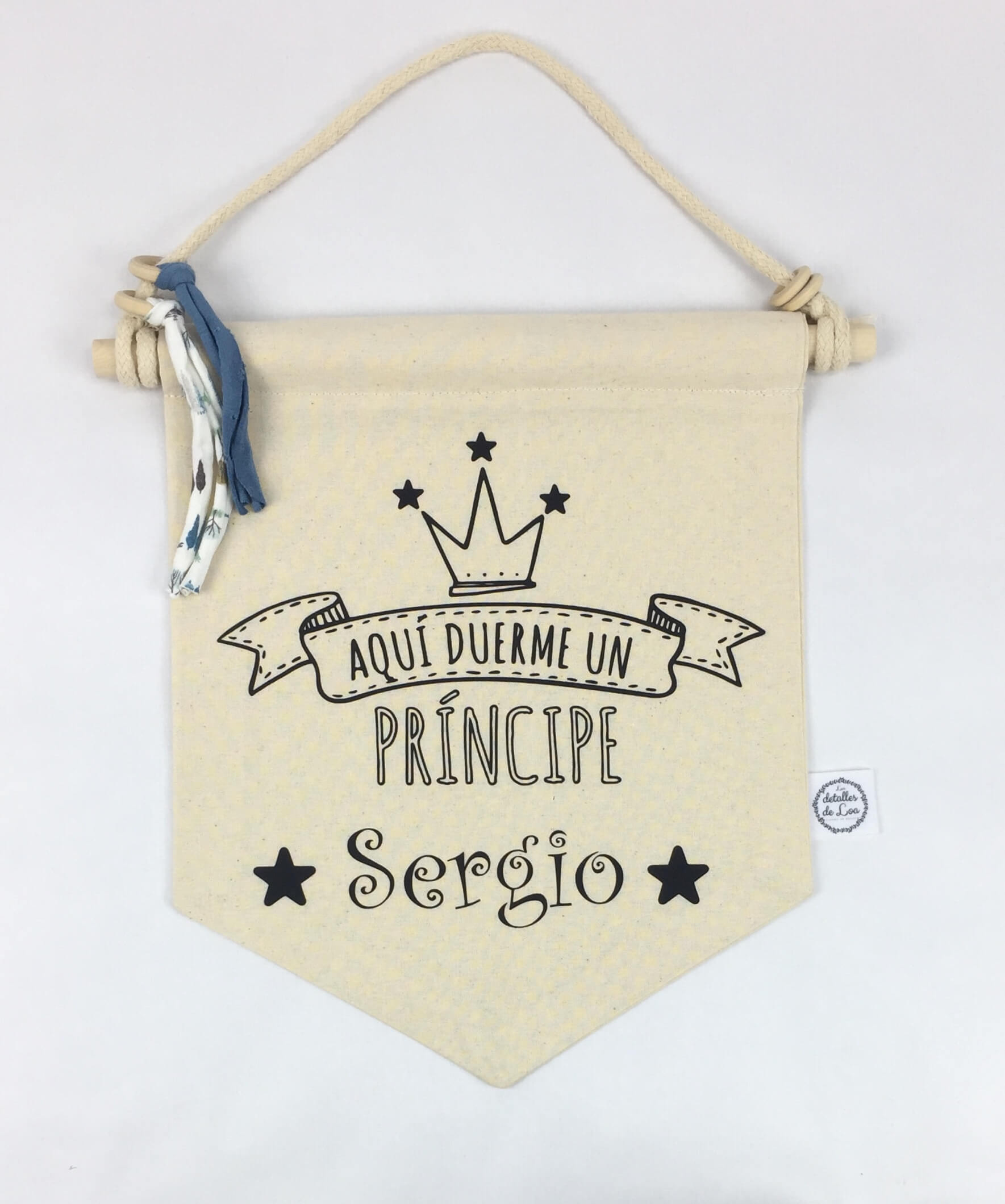 Banderin personalizado principe