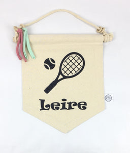 Banderin personalizado tenis