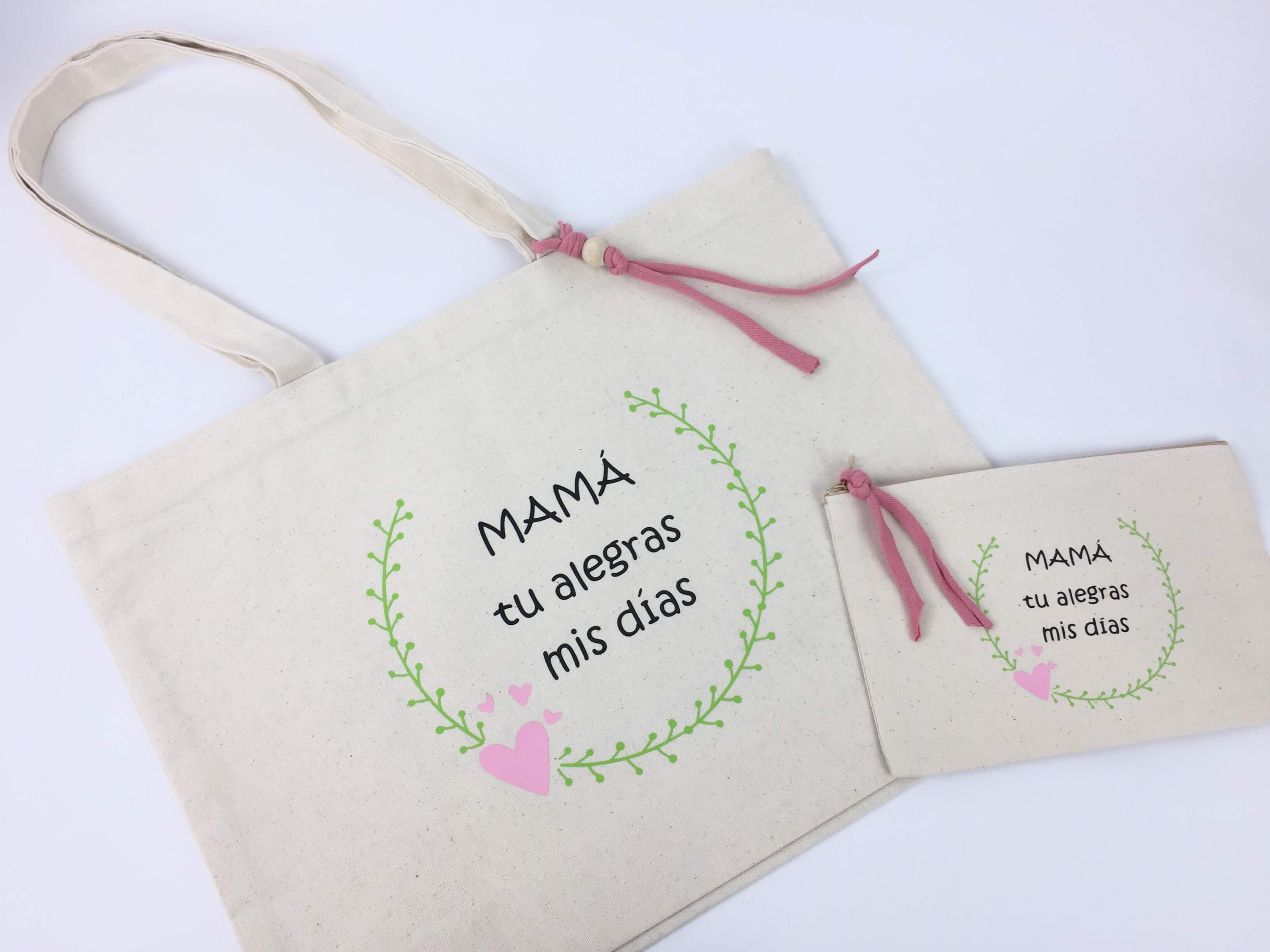 Pack tote bag + neceser mama