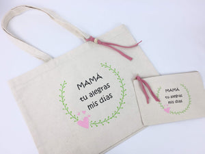 Pack tote bag + neceser mama